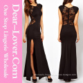 Lace Back and Fishtail Long Fashion Dress for Women Clothes